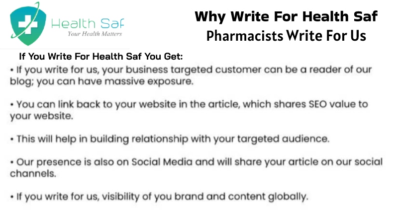 Why Write for Health Saf- Pharmacists Write For Us