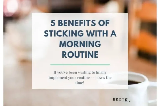 Should you stick to your regular morning routine while away